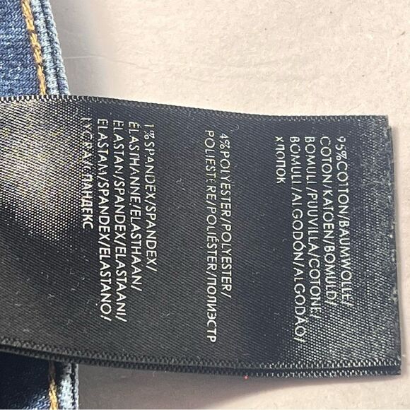 Liverpool crop  straight  raw hem Blue Jeans size 6/28 - Picture 13 of 14